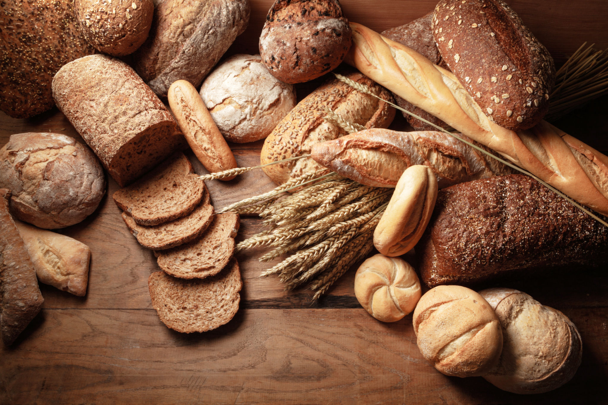Healthy grain bread variety