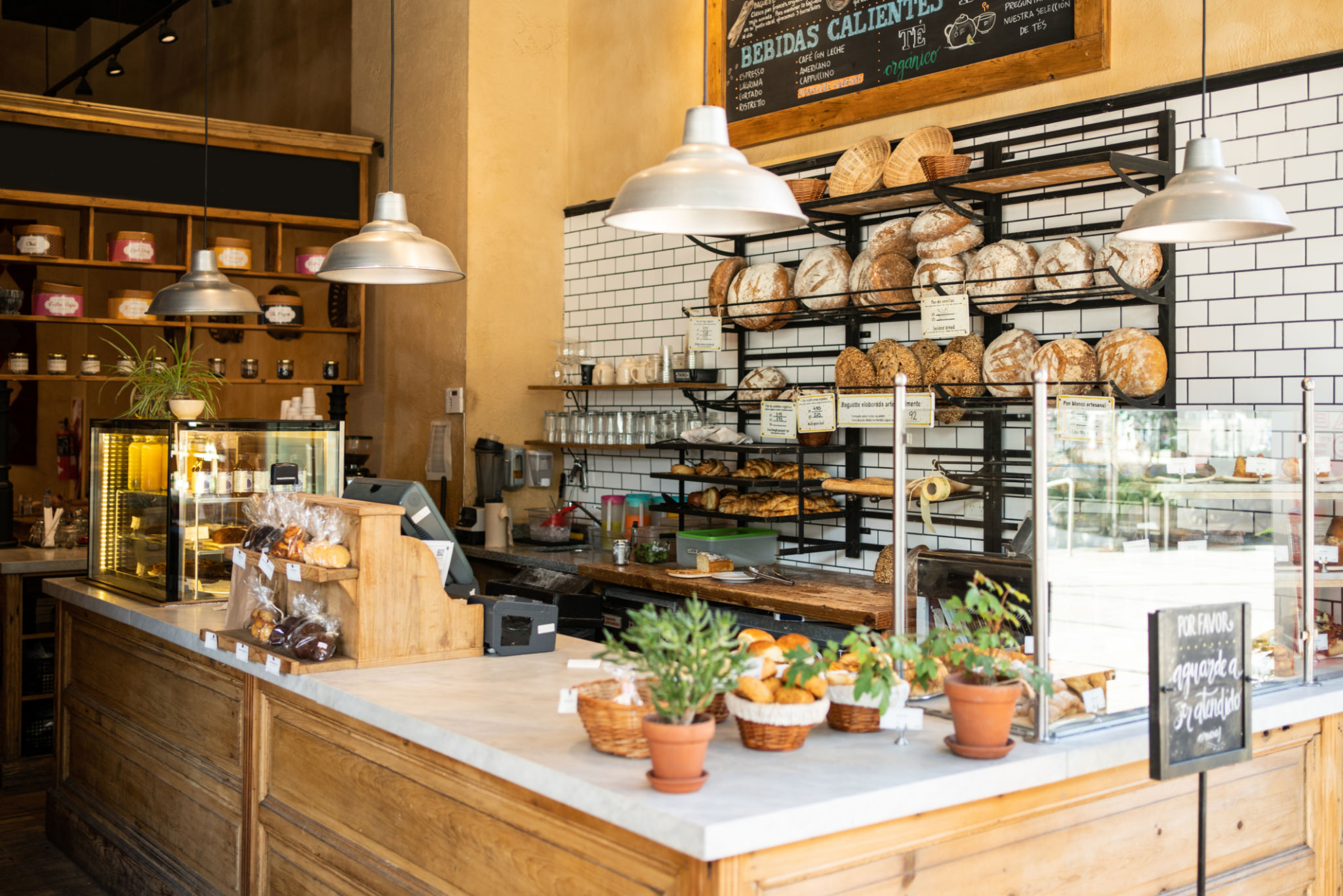 artisan bakery interior